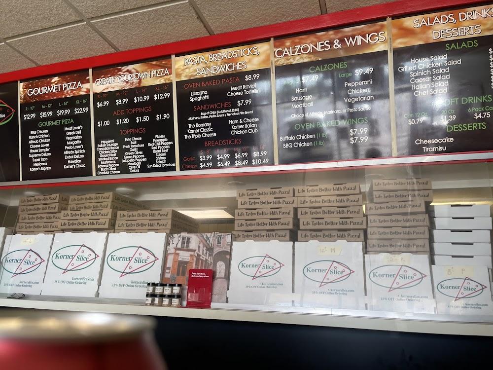 Korner Slice Menu image 2